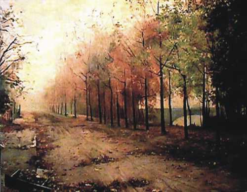 Marie Bashkirtseff Autumn oil painting picture